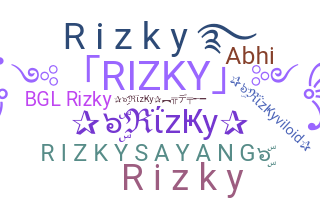 暱稱 - Rizky