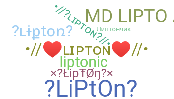 暱稱 - Lipton
