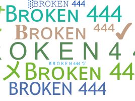 暱稱 - Broken444