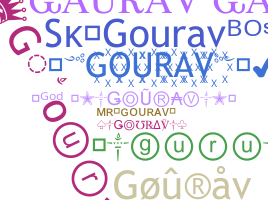 暱稱 - Gourav