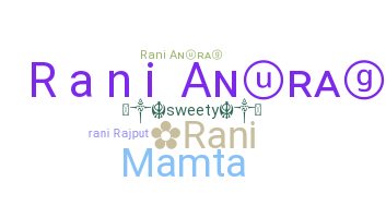 暱稱 - Rani