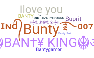 暱稱 - Banty