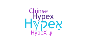 暱稱 - hypex