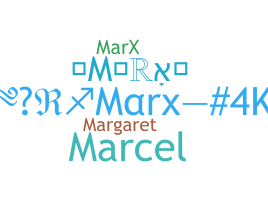 暱稱 - Marx
