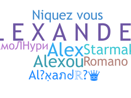 暱稱 - Alexandre