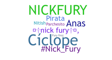 暱稱 - NickFury