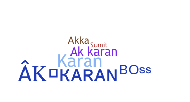暱稱 - Akkaran