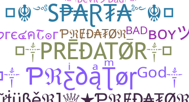 暱稱 - Predator