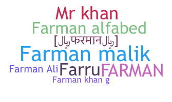 暱稱 - Farman