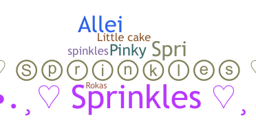 暱稱 - Sprinkles