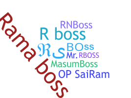 暱稱 - rboss