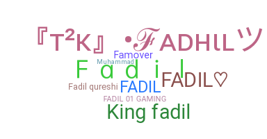 暱稱 - Fadil