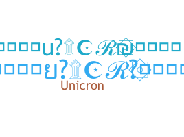 暱稱 - unicron