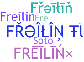 暱稱 - freilin
