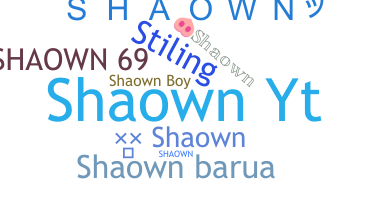 暱稱 - Shaown