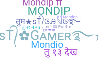 暱稱 - Mondip