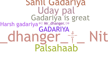 暱稱 - Gadariya