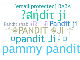 暱稱 - Panditji
