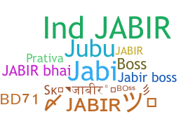 暱稱 - Jabir