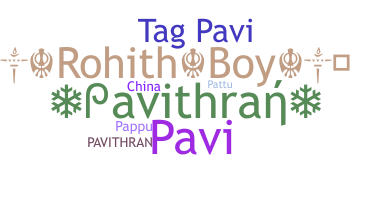 暱稱 - Pavithran