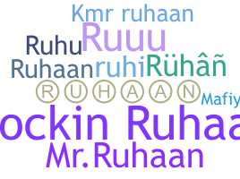 暱稱 - ruhaan