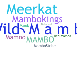 暱稱 - Mambo