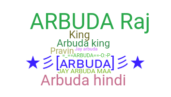 暱稱 - Arbuda