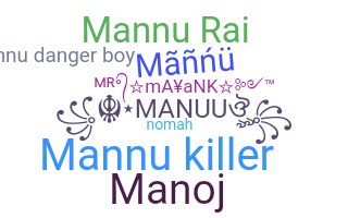 暱稱 - Mannu