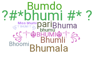 暱稱 - Bhumi