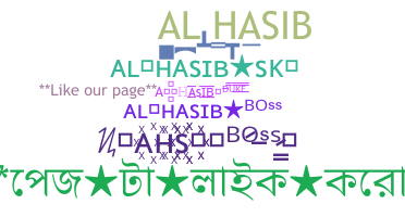 暱稱 - AlHasib