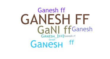 暱稱 - Ganeshff