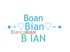 暱稱 - Bian