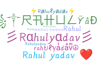 暱稱 - rahulyadav