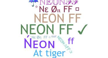 暱稱 - neonff