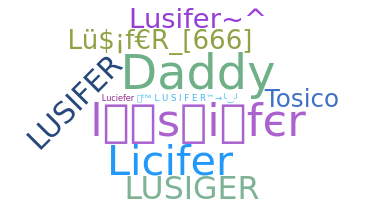 暱稱 - lusifer
