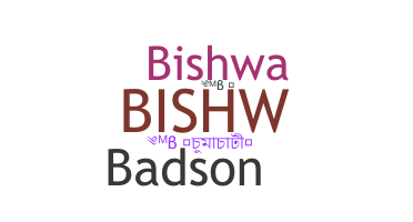 暱稱 - Bishw