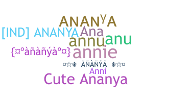 暱稱 - Ananya