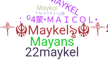 暱稱 - maykel