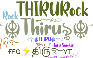 暱稱 - Thiru