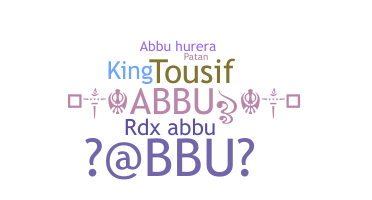 暱稱 - abbu