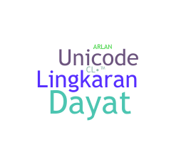 暱稱 - Lingkaran