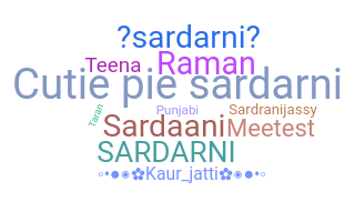 暱稱 - Sardarni