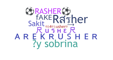 暱稱 - Rasher