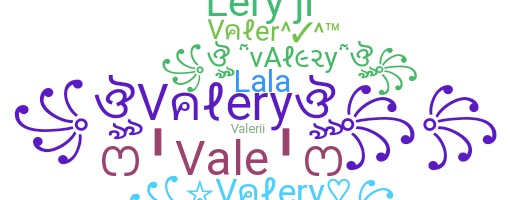 暱稱 - Valery