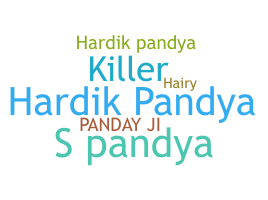 暱稱 - Pandya