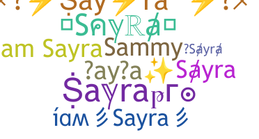 暱稱 - Sayra