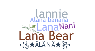 暱稱 - Alana