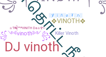 暱稱 - Vinoth