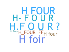 暱稱 - Hfour