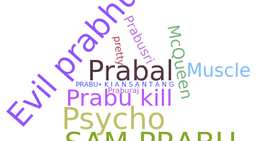 暱稱 - Prabu